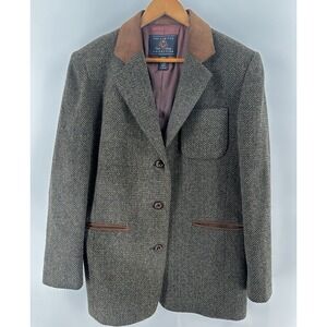 VTG The Limited Tweed Herringbone Sport Coat Mens Sz M Academia Wool Blend 40R
